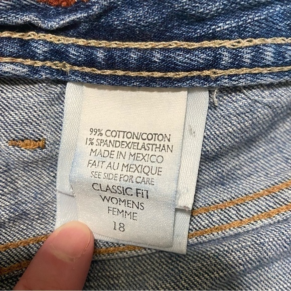 VINTAGE Y2K Eddie Bauer classic fit jeans size 18 - Picture 5 of 13